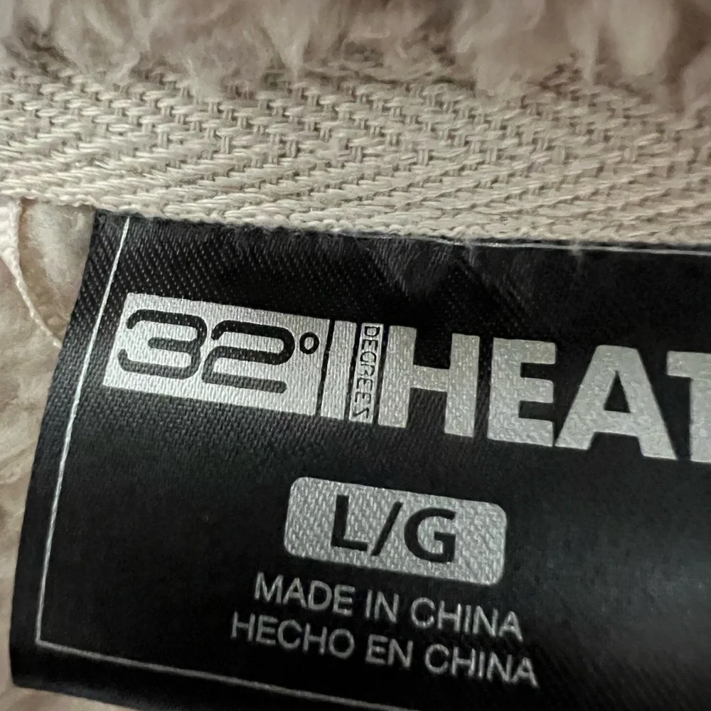 32 Degrees - Cream Sherpa Open Front Jacket - Picture 4 of 4